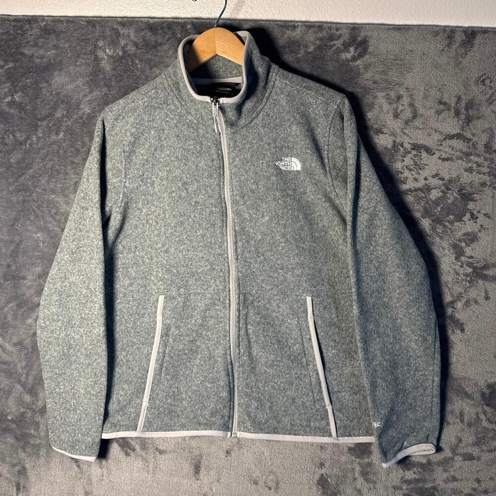 The North Face Alpine Polartec 100 Fleece Full Zip Jacket Grey Women’s Size LRG